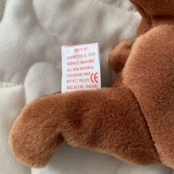 TY BEANIE BABY. CUBBIE. VINTAGE. 1993. - Picture 9 of 12